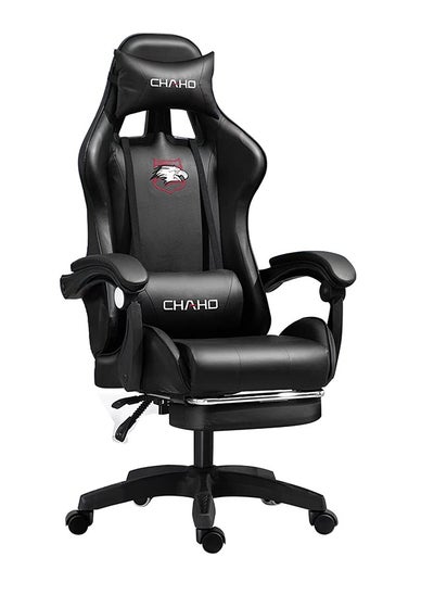 Buy Gaming Chair Ergonomic Racing Chair High Back Computer Chair with Height Adjustable Headrest and Lumbar Support Esports Swivel Chair with Adjustable Footrest in Saudi Arabia