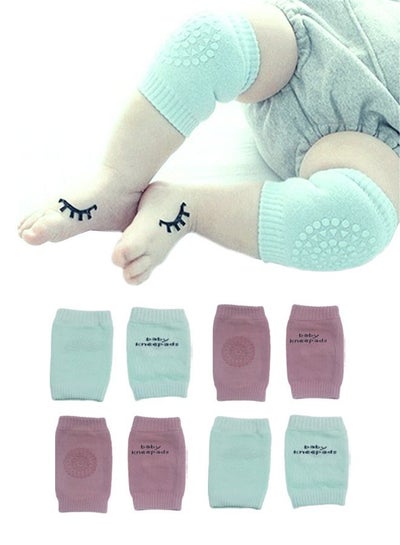 Buy 4 Pairs Baby Soft Comfortable Knee And Elbow Protective Pads Set, Protect Baby’s Knee for Crawling in Saudi Arabia