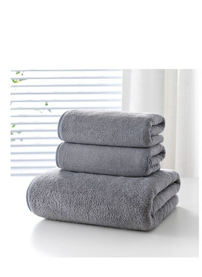 Buy Three Piece Set Of Soft Bath Towels in Saudi Arabia