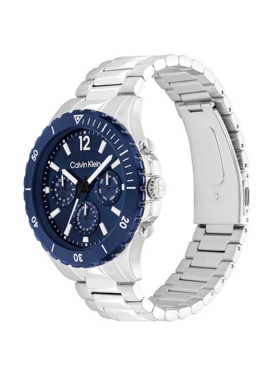 Buy Analog Round Waterproof  Wrist Watch With Stainless Steel 25200115 in Saudi Arabia