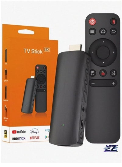 اشتري "TV Stick TVR3 Remote Control: 2GB RAM + 16GB ROM, 1080P HDR, Quad-Core 64-bit, 4K Streaming Media Player with Android 12.1 & Google Assistant" في الامارات