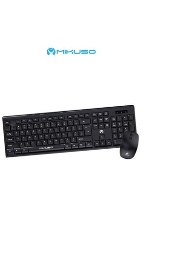 Buy Wireless Keyboard with Mouse Keyboard  Black in Saudi Arabia