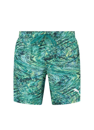 Buy Swim Printed Mid-Length Mens Shorts in UAE