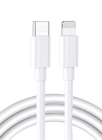 Buy Lightning to USB-C Cable White 1M in Saudi Arabia