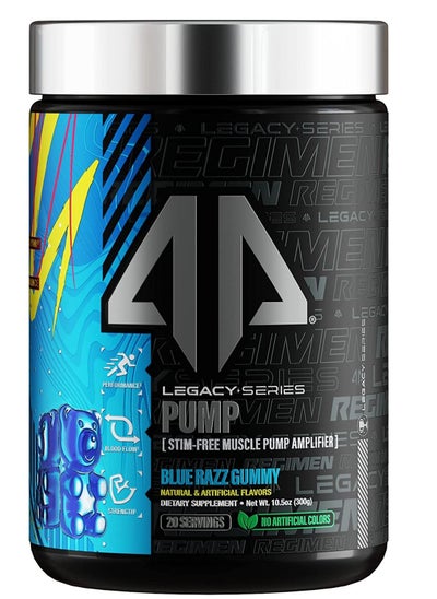 اشتري Legacy Series Pump Stim Free Muscle Pump Amplifier  Blue Razz Gummy 20 Servings في الامارات