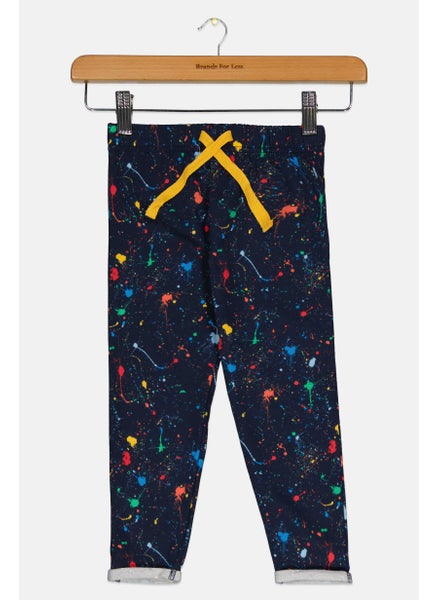 اشتري Toddlers Boy Splatter Paint Pull On Jogger Pants, Navy في الامارات