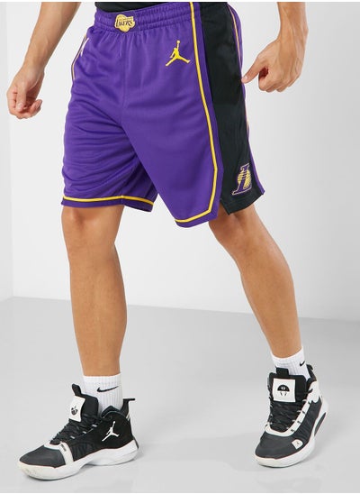 Buy Los Angeles Lakers Statement Swingman Shorts in Saudi Arabia