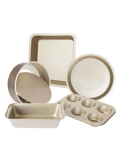 اشتري Bake ware Set Golden 5Pcs في الامارات