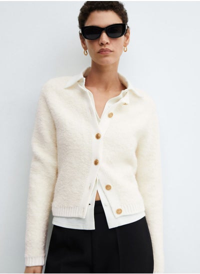 Buy Knitted Button Down Jacket in UAE