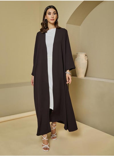 Buy Front Open Plain Abaya in Saudi Arabia