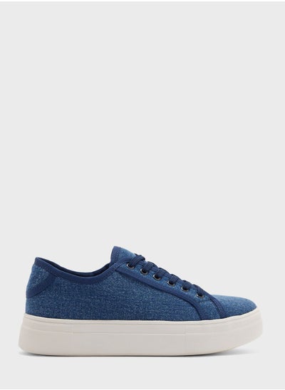 Buy Denim Platform Tennis Sneaker in Saudi Arabia