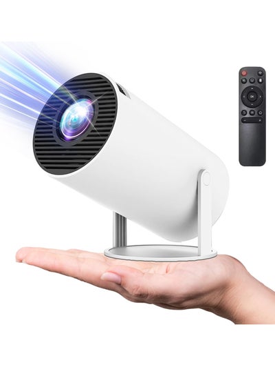 Buy Smart Android Portable Projector With Built in Speaker Screen Mirroring Home Cinema in UAE