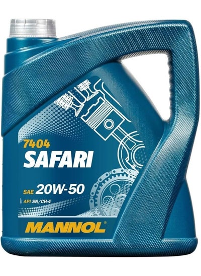 اشتري - Germany Engine Oil 7404 Safari 20W-50 4 Litre في الامارات