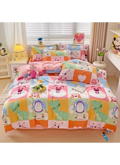 Buy Full Size Sheet Set Super Soft Kids 4 Piece Floral Bedding Set  Microfiber Sheets Includes Reversible Pillow Covers in UAE