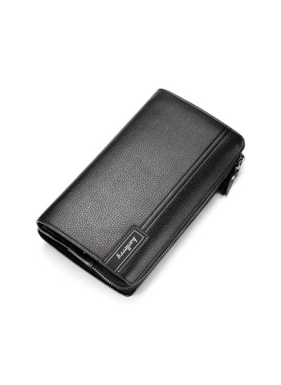 اشتري Leather Wallet Black في الامارات