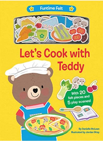 اشتري Let's Cook with Teddy: With 20 colorful felt play pieces في الامارات