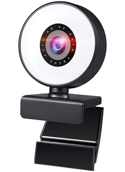 Buy Video Conference Camera Webcam 4K Mini Web Camera For Pc Computer Laptop With Microphone Auto Focus Light Video Webcam 1080P 2K Live Web Cam Accessories For Business Meetings Size 1 in Saudi Arabia