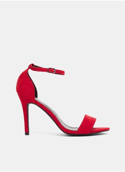 اشتري Suedette High-Heel Sandals في السعودية