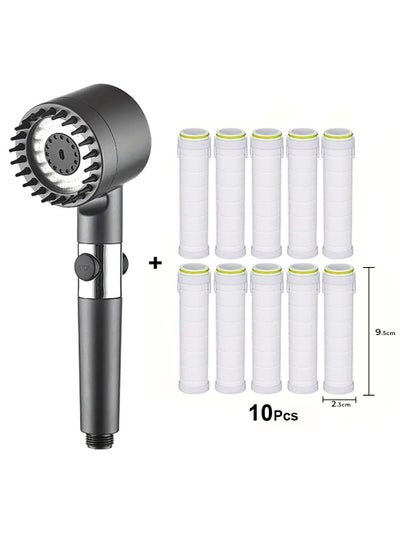 Buy Shower Filter Shower Head ,High Pressure Remove Chlorine and Impurities, Massages Scalp to anti Hairfall and Dry Skin in UAE