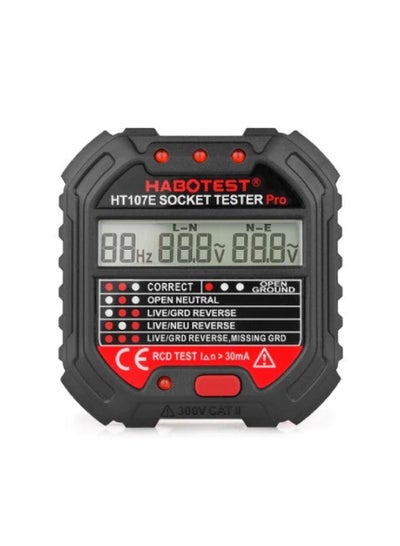 Buy HABOTEST Socket Tester Automatic Electric Circuit HT107E in UAE