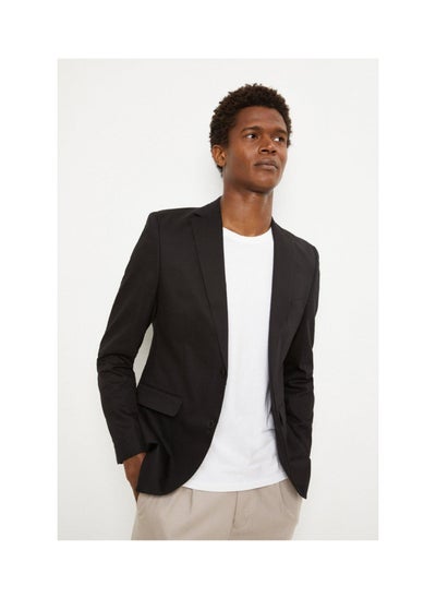 اشتري Single Breasted Cotton Blazer في الامارات