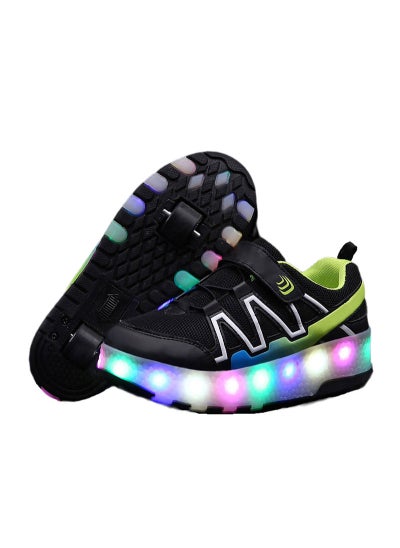 Buy Kids Roller Shoes Boy Girl Sneakers with Wheels Become Sport Sneaker with Led for Birthday Children Show Gift in Saudi Arabia