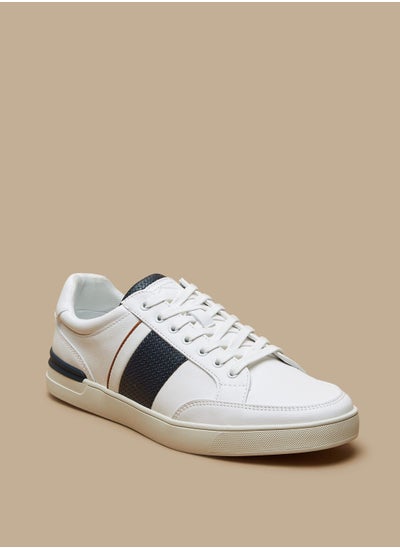 Buy Mens Panel Detail Sneakers with Lace Up Closure in Saudi Arabia