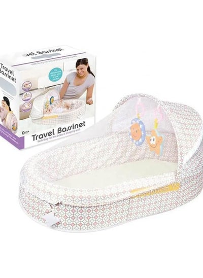 Buy Portable baby bed with mosquito net, baby travel bed, baby portable bed in Egypt