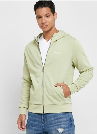 Buy Micro Logo Repreve Hoodie Jacket in UAE