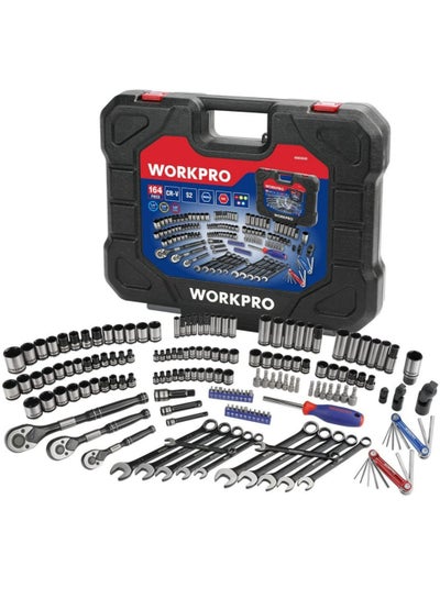 Buy WORKPRO 164-piece Mechanics Tool Kit in Saudi Arabia