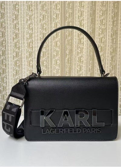 اشتري Karl Lagerfeld Crossbody bag flap black في الامارات