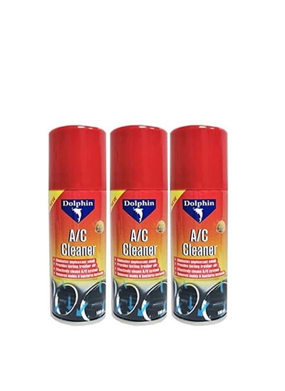 اشتري Pack Of 3 Car AC Cleaner and Air Freshener Spray في الامارات