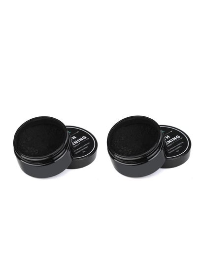 Buy 2 Piece Set Teeth Whitening Charcoal Powder 30g in Saudi Arabia