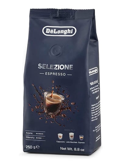 اشتري Selezione Coffee Beans - 70% Arabica, 30% Robusta Blend, Premium Quality, 250g Bag - Rich Flavor & Perfect for Espresso Machines في الامارات