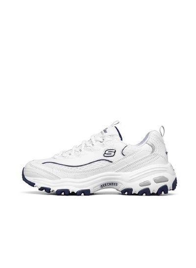 Buy Women Casual Sneakers White/Navy Blue in Saudi Arabia