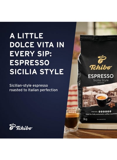 Buy Tchibo Espresso Sicilia Style Whole Beans 1Kg in UAE