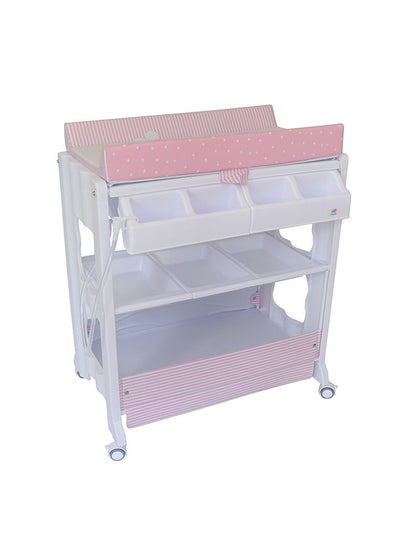 Buy Changing Table With Bathtub - Girl Design in UAE