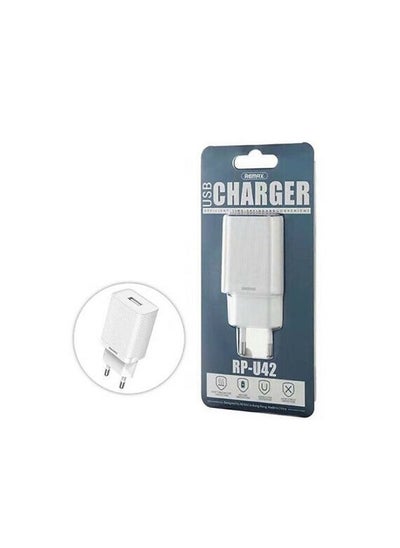 Buy Remax Rp-U42 Charging Head-European Regulation-White in Egypt