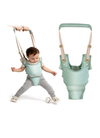 اشتري Handheld Baby Walking Harness, Kids Walking Learning Helper for Boys Girls, Adjustable Walker Safety Harness Assistant Belt for Toddler Infant Child 7-24 Month (Mint Green) في السعودية