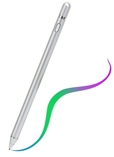 اشتري Fine Point Touch Screens Active Digital Pencil Compatible with iPhone iPad and Other Tablets Silver في الامارات