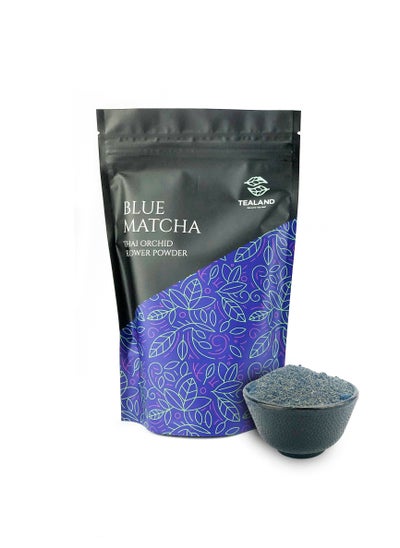 Buy Blue Tea Butterfly Pea tree flower powder Thai Orchid Ternatea Herbal Rich in antioxidants natural food coloring Blue Latte Super Food 100g in UAE