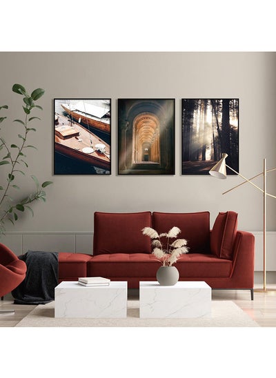 اشتري 3-Piece Lorena Scenery Art Frame Set في الامارات