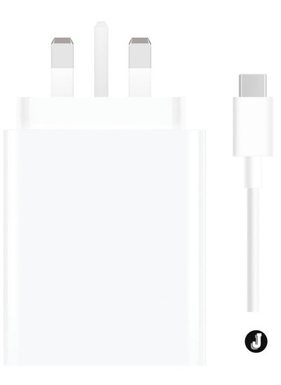 اشتري "120W Fast Charging Power Adapter for Xiaomi Mi 12/13T, Mi 9T Pro, Poco, Black Shark 5, Mi 11T/10T Pro, Note 11 Pro 5G & More (White)" في الامارات