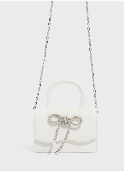 Buy Mini Bow Embellished Satchel in Saudi Arabia