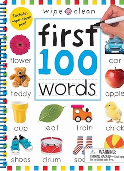 اشتري First 100 Words: Includes Wipe-clean Pen (Wipe Clean Learning Books) في الامارات