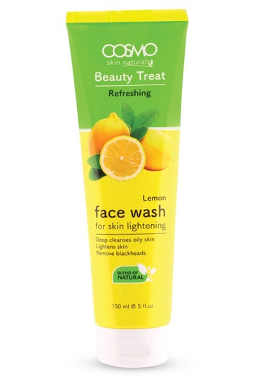 Buy Lemon Face Wash Boost Skin Moisture 150 Ml in Saudi Arabia