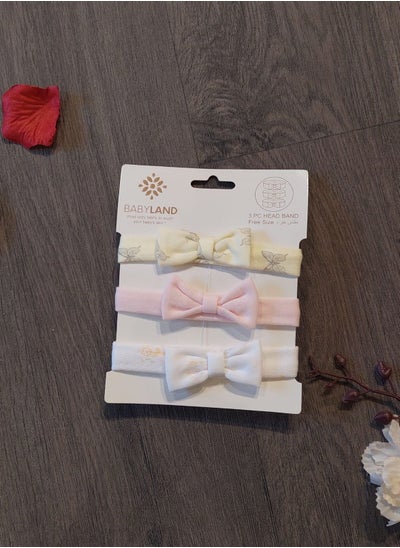 Buy 3pcs baby bow headband in Saudi Arabia