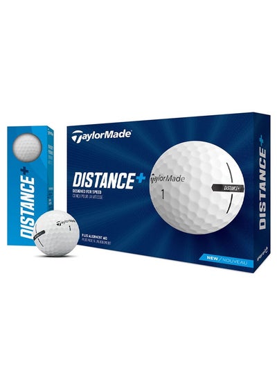 Buy TaylorMade Distance+ Golf Balls 1 Dozen in UAE