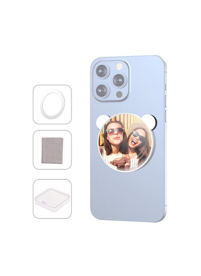 اشتري Universal Magnetic Selfie Mirror for Phone Back Camera Universal Phone Selfie Mirror Replacement for iPhone 15/14/13/12 Android Smartphone Video Selfie Vlog Accessories في السعودية