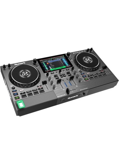 Buy Numark Mixstream Pro Go - Standalone DJ Controller with Battery, DJ Mixer, Speakers, WiFi, Touchscreen, Works with Serato DJ in UAE